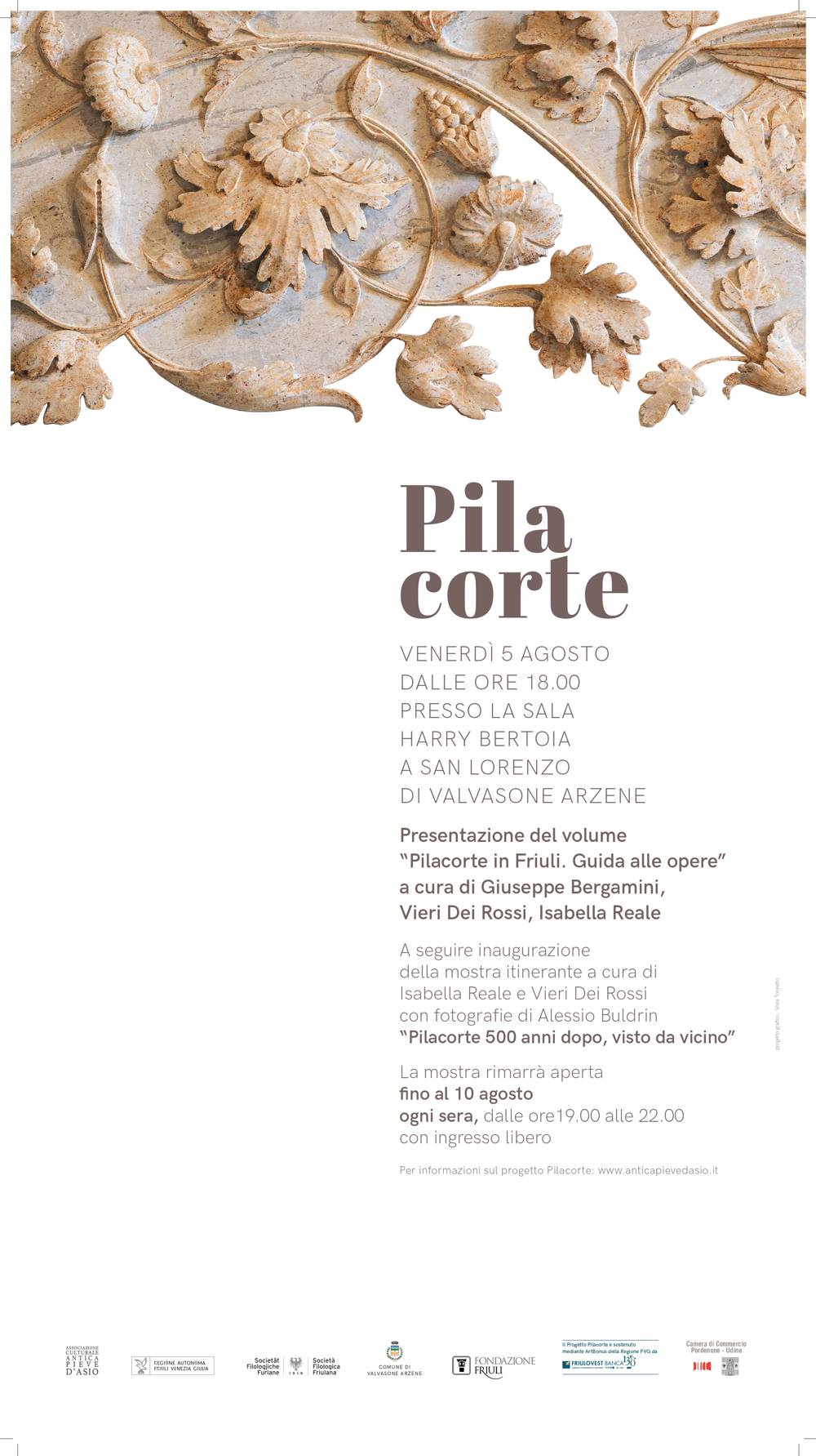 Pilacorte in Friuli, presentazione del volume, venerdì 5 agosto 2022 ore 18